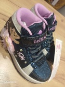 Buty sportowe sneakers na rzepy granatowe miś nowe 26 lelli kelly
