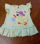 miętowa sukieneczka rozmiar 56/62cm