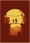 Plakat The Last of Us Part II TLOU 2 Ellie Joel Gra PS4 PS5 Prezent 50x70