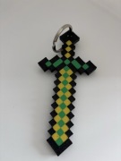 Brelok miecz Minecraft-wydruk 3d