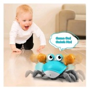 Pełzający niebieski krab do nauki raczkowania