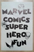Unikat Marvel Comics Super Hero Fun Sheet