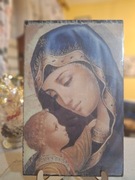 Obraz na desce Maryja z dzieciątkiem 