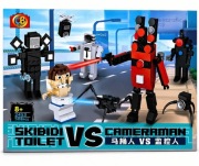 Klocki Skibidi Toilet vs Cameraman 508 el. figurki kompatybilne LEGO