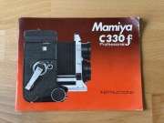 Instrukcja obsługi Mamiya C330F