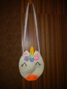 Ręcznie robiona torebka na szydełku 