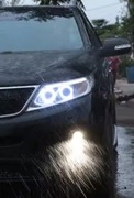 DRL Eye Angel Kia Sorento XM II 2009-2012 Ringi, 4 LED 