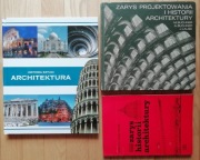 3x Zarys Projektowania i Historii sztuki Architektury, Buchner, Charytonow