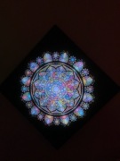 Obraz Mandala LED Rozeta 40x40 cm FILM!