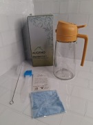 dozownik do oleju w sprayu 2 w 1 marki Augeno żółta