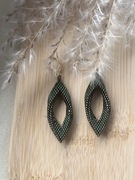 Kolczyki z japońskich koralików.