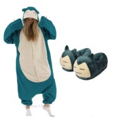 Miękka Piżama Snorlax Zimowa Premium Wygodna Ciepła