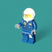Lego City Pilot Śmigłowca CTY0535