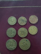 Jugosławia 10p 1955,65,75,79 20p 1955,65 50p 55,65