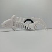 Combo Keyrambit / Keyspiner z rekinkiem Tik Tok białe