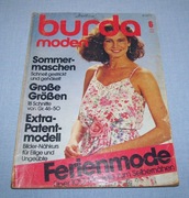 Burda Moden 6/1981 + wykroje Vintage Moda szycie krawiectwo patenty