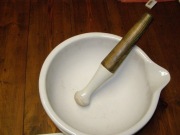 Moździerz Porcelanowy Ucierak 9L Wielki z Tłuczkiem