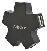 Selecline HUB rozgałęznik 4 x USB 2.0 z przewodem