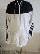 Adidas rozpinana bluza dresowa z kapturem r. S