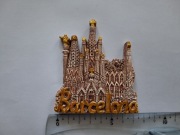 Magnes na lodówkę - 407g. BARCELONA Hiszpania SAGRADA FAMILIA Katedra