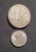 Sprzedam monety srebrna 2 oz i 1/2 oz Ag bulionowe Chiwoo Cheonwang