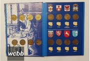 Monety 2 zł z albumem komplet 32 szt. Historyczne Miasta w Polsce