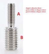 SZPILKA REDUKCYJNA M10 NA M8 INOX