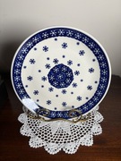 Talerz obiadowy płaski 26 cm ceramika bolesławiecka