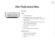 Mac Mini M4 PRO 14 cpu + 20 gpu / 64GB /  10 Gigabit Ethernet / Dysk 512GB