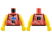 Lego 973bpb188c01  nba041 Torso Basketball Jersey Tank Top with Black Trim