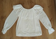 Elegancka bluzka hiszpanka ecru roz. uni