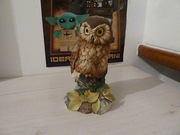 Figurka porcelana sowa Anglia sygnatura 