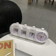 Zegarek kwadratowy ,kalendarz, budzik retro zegarek