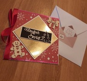 Kartka świąteczna ręcznie robiona 