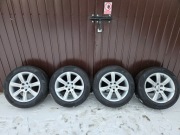 4xOryginalne Felgi Aluminiowe Volvo+Opony Letnie 225/55R17 Pirelli Powergy 