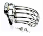 Stalowy Pas cnoty Chastity klatka na penisa oring 57mm