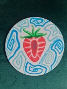 Obraz z magnesem "Truskawka"