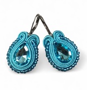 Kolczyki sutasz Nane Sutasz rękodzieło artystyczne 