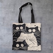 Torba materiałowa z grubego płótna 38x39 cm