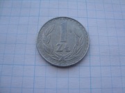 Polska moneta 1 zł złoty 1984