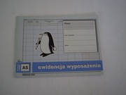 Druk ewidencja wyposażenia 