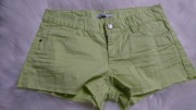 Stradivarius limonkowe szorty, spodenki R. 32