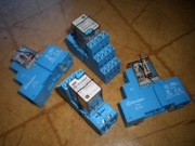 Przekaźnik FINDER 24V..DC 4P 7A Typ 55.34.9.024.0094 +gniazdo na szyne