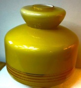 Klosz lampy wiszącej szkło PRL Vintage