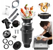 Młynek Do Zlewu Odpadów Rozdrabniacz 1L Mocny Pod Zlew MIUI