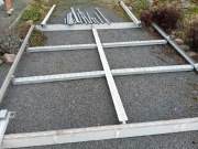 Altanka aluminiowa z profili lub pomost wędkarski