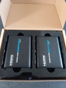 Konwerter sygnału HDMI na IP do 100m + KVM USB zestaw TX + RX