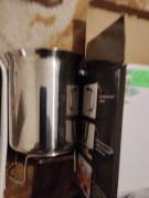 Dozownik, DISPENSER do ciasta metalowy 800ml lejek