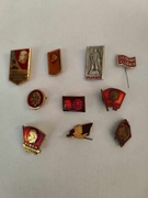 Wpinki W. I. Lenin 10 sztuk - sztuka 2,75 / za całość 27,5 zł