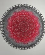 Mandala, Handmade łapacz snów na prezent, nowoczesny, retro wystrój wnętrz 
